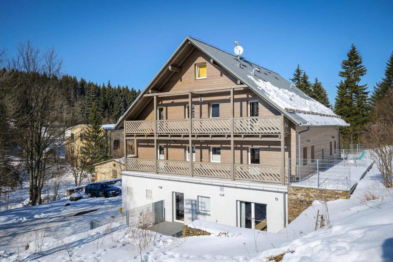 Krusnohorske Strane Apartment Loučná pod Klínovcem Exterior foto
