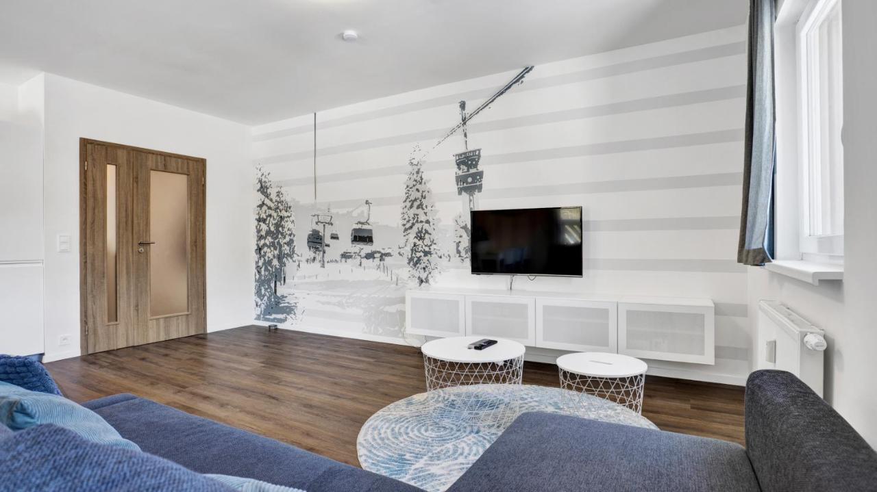 Krusnohorske Strane Apartment Loučná pod Klínovcem Exterior foto