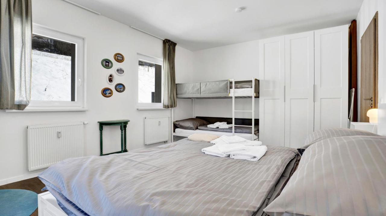 Krusnohorske Strane Apartment Loučná pod Klínovcem Exterior foto